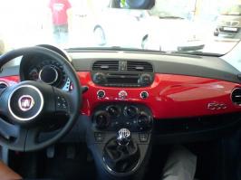 fiat 500 rouge 1.2 69ch lounge 4cv ess 23mkm 10/08