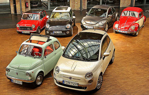 Comparaison Fiat 500/Nouvelle Fiat 500