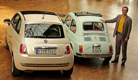 Comparaison Fiat 500/Nouvelle Fiat 500