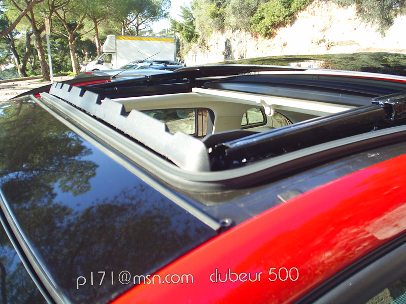 d�tail toit ouvert