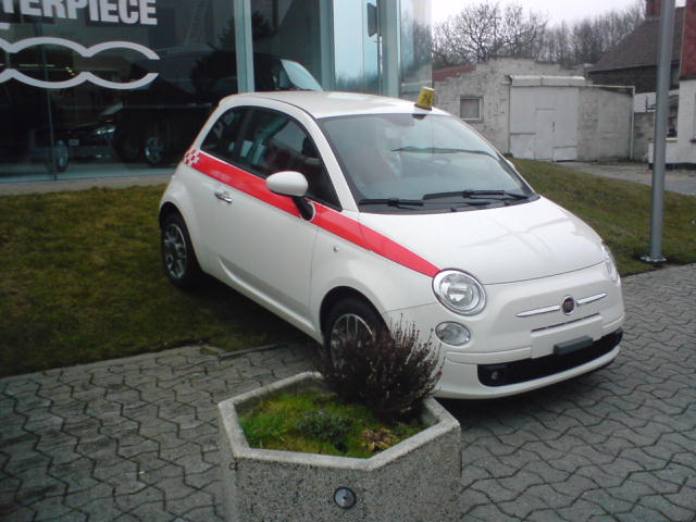 ma 500 arriv�e au garage