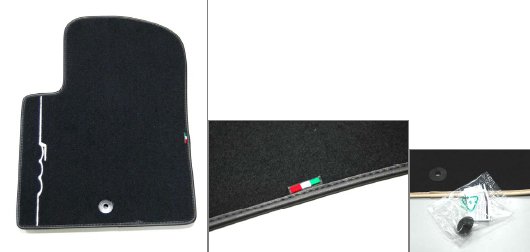 Fiat] Tapis de sol velour 500