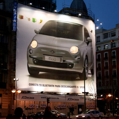 Pub Fiat 500 (Espagne)