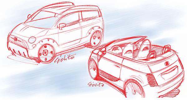 Croquis futures Fiat 500 ?