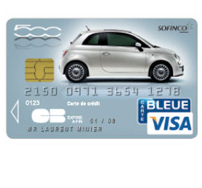 Carte bancaire Sofinco Fiat 500