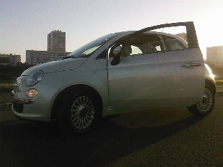 ma tite voiture un matin de soleil