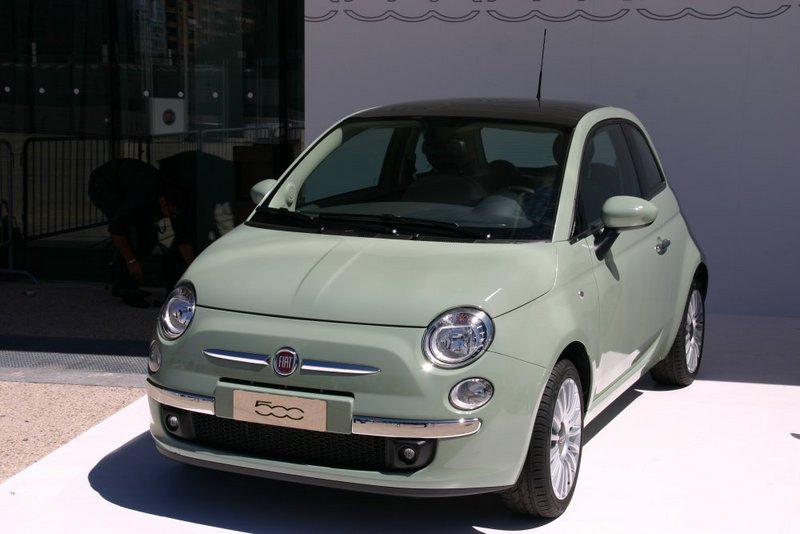 Fiat 500 couleur Y-y Green