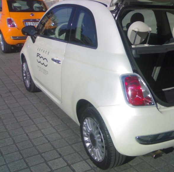 Fiat 500 couleur Calypso Orange