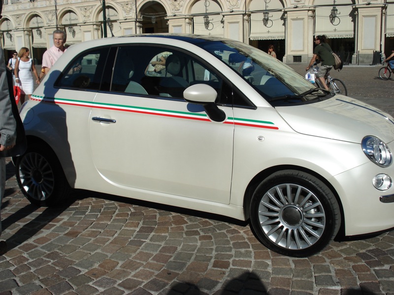 Fiat 500 couleur Funk White