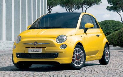 Fiat 500 couleur Tropicalia Yellow