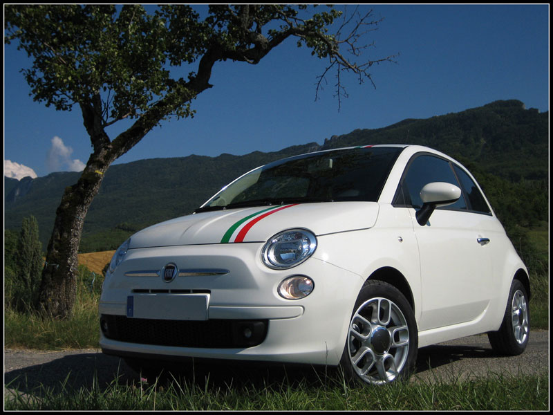 Ma Fiat 500 a la Campagne