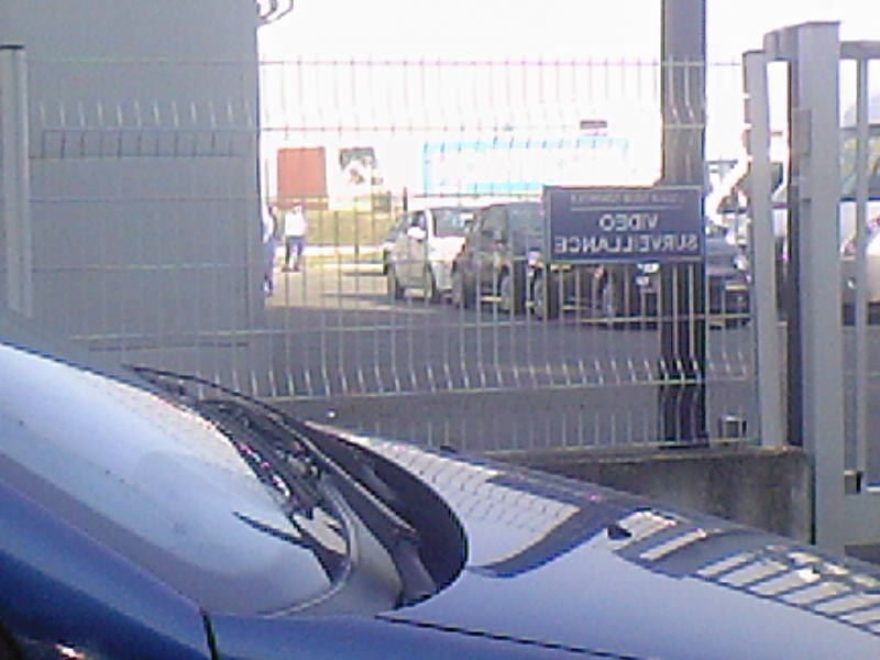 photos volee la veille de la livraison....