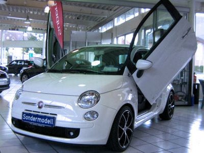 Fiat 500 Gull wing doors