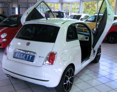 Fiat 500 Gull wing doors