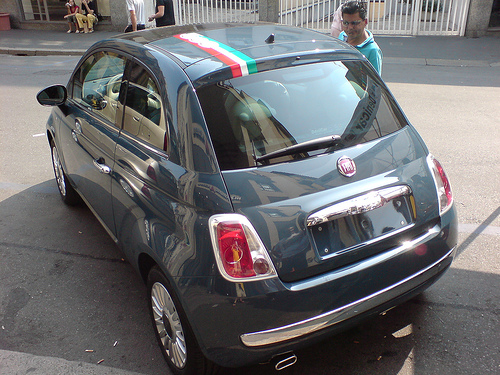 Fiat 500 Jive Blue