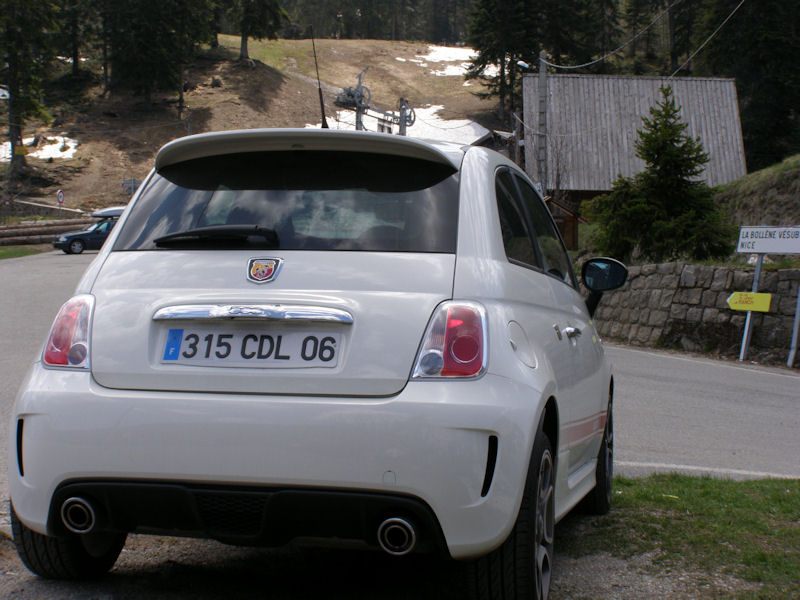 Carlita � la neige au mois de Mai