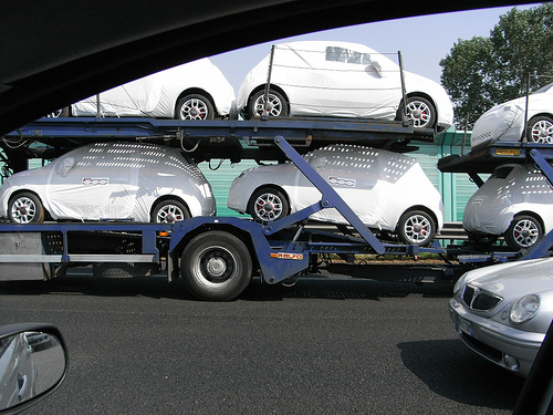 Livraison de Fiat 500