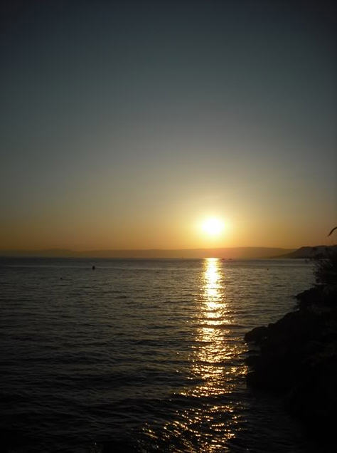 Couch� sur le L�man